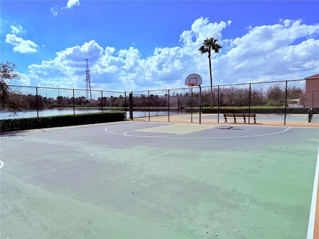 view of sport court