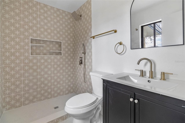 5355 Fay Blvd, Cocoa, FL 32927 - full bath featuring toilet, vanity, and a tile shower