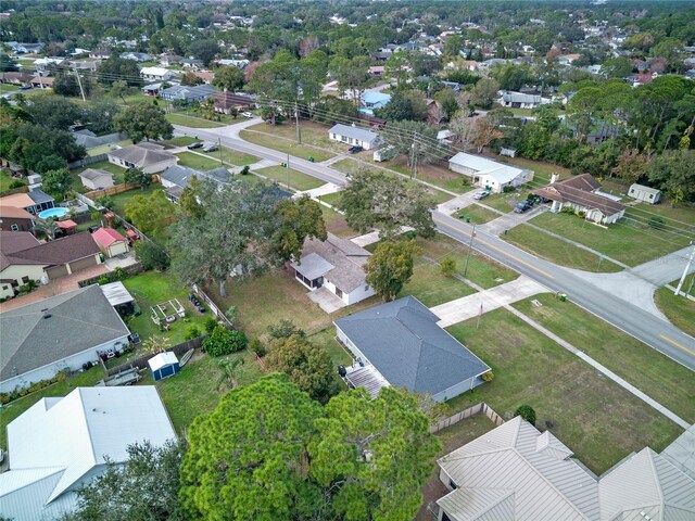 5355 Fay Blvd, Cocoa, FL 32927 - drone / aerial view with a residential view