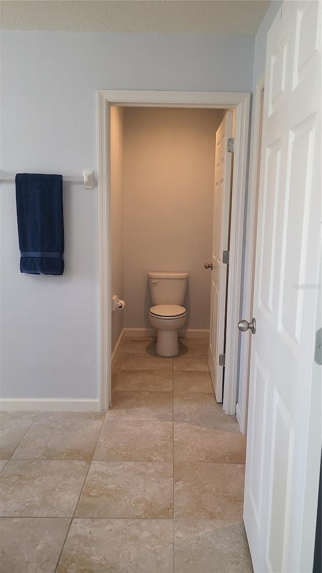 bathroom featuring toilet