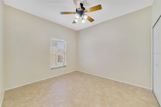 2961 Cedar Glen Pl, Oviedo, FL 32765 - unfurnished room with ceiling fan and baseboards
