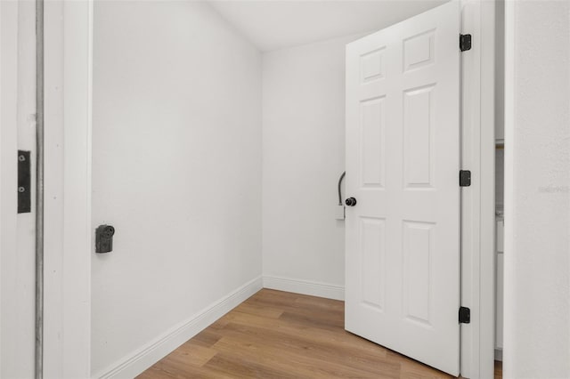 interior space with light wood-type flooring