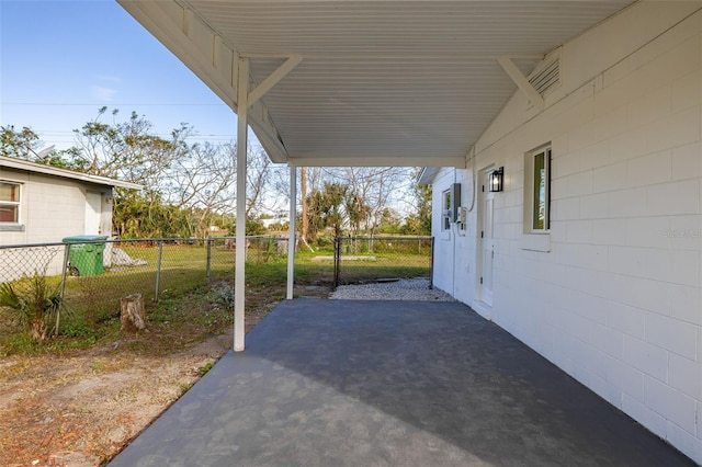 view of patio