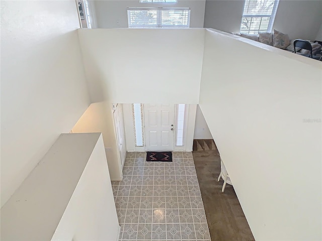 foyer entrance with plenty of natural light