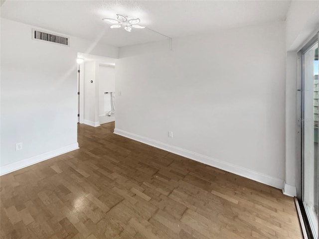 interior space with hardwood / wood-style flooring