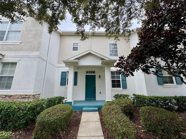 view of front of property