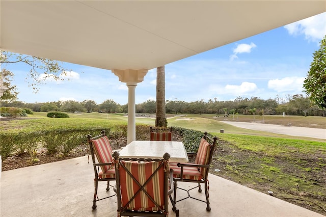 view of patio