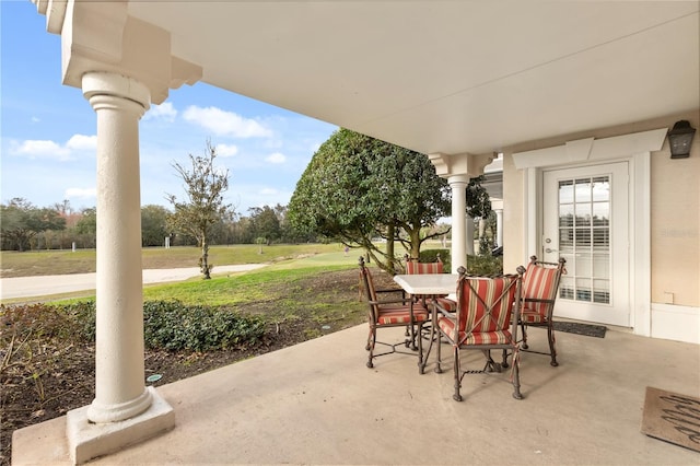 view of patio