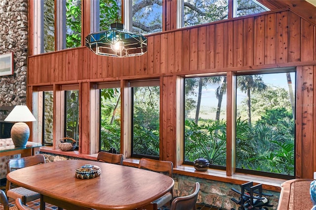 sunroom with a wealth of natural light