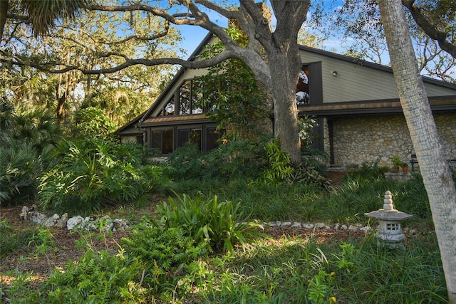 view of home's exterior