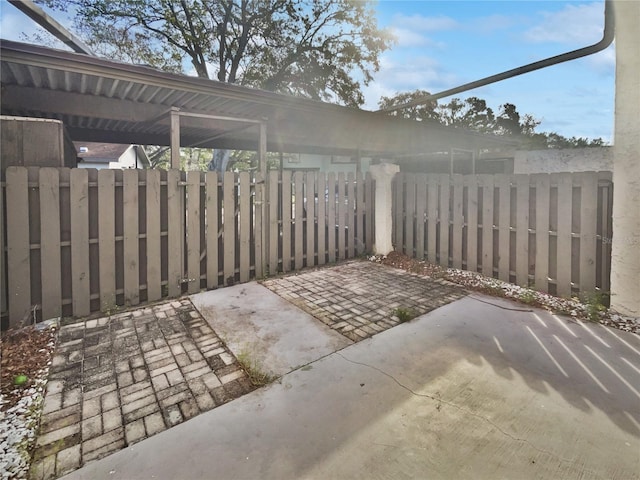 view of patio