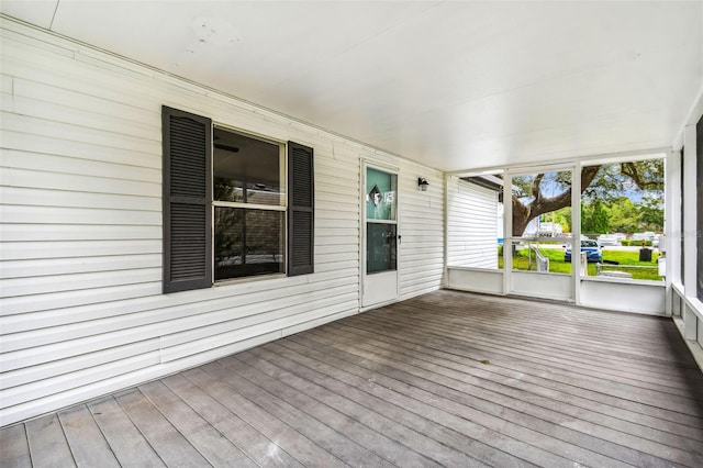 4611 Gall Blvd, Zephyrhills, FL 33542 - view of unfurnished sunroom