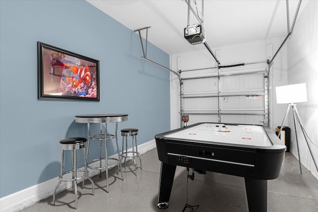 view of game room