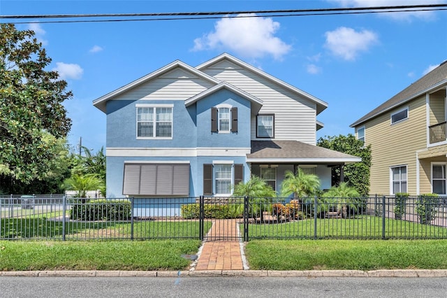 front of property featuring a front yard