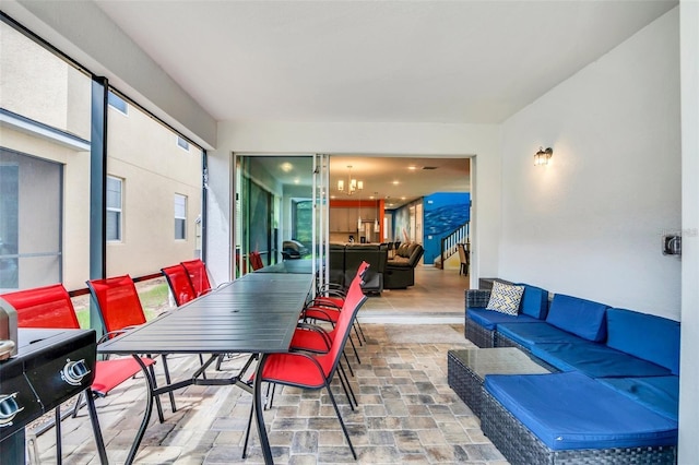 view of patio / terrace featuring outdoor lounge area