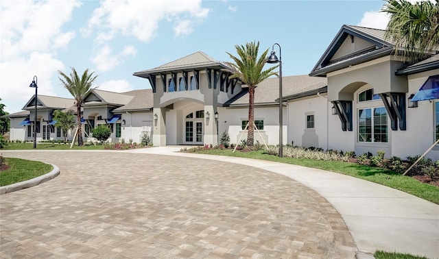 view of front of house featuring french doors