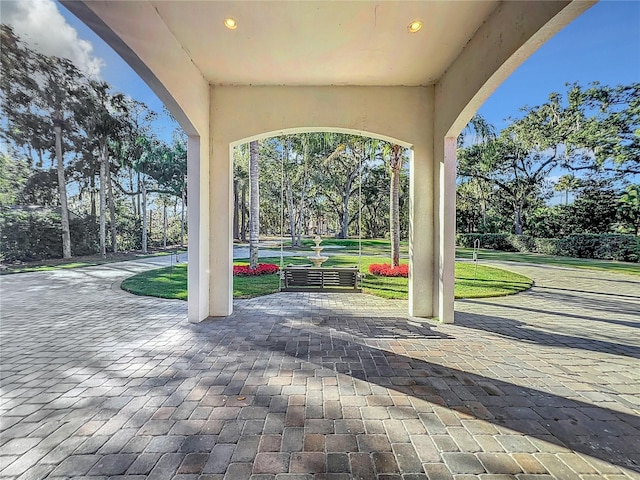 view of patio