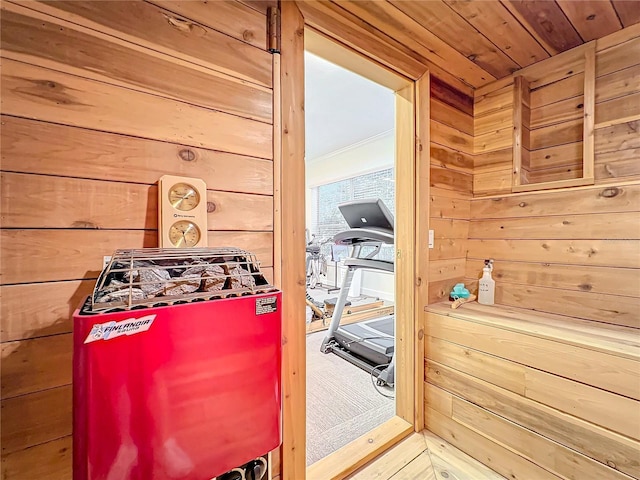 view of sauna / steam room