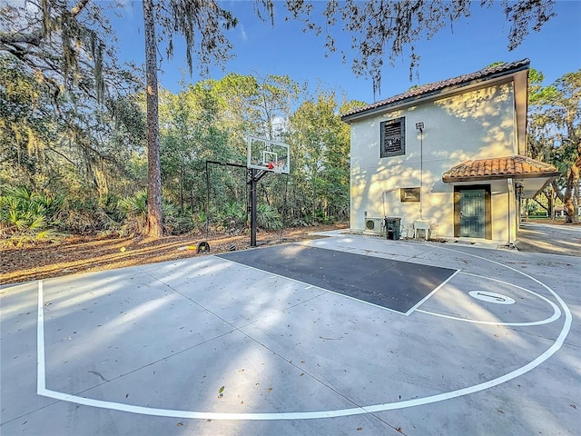 view of sport court