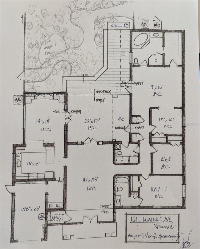 1611 Walnut Ave, Winter Park, FL 32789 - property floor plan