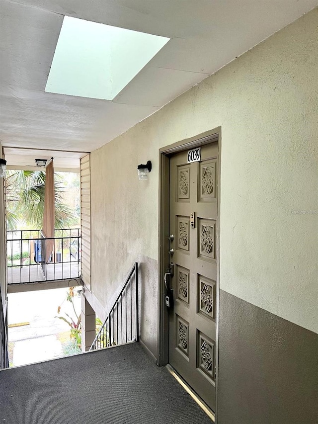 view of entrance to property