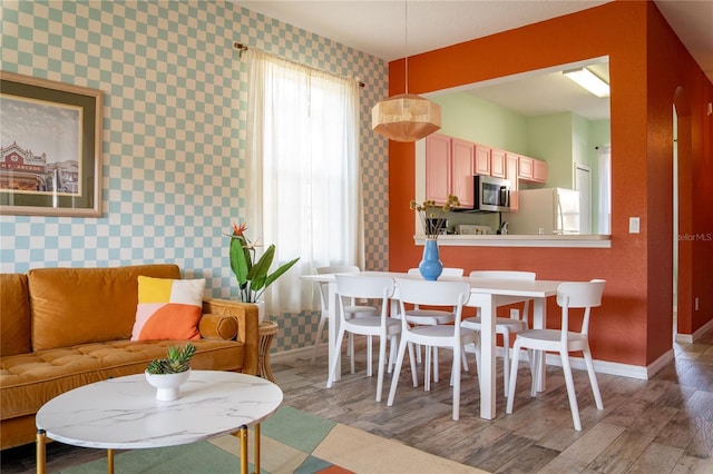 dining room featuring hardwood / wood-style floors