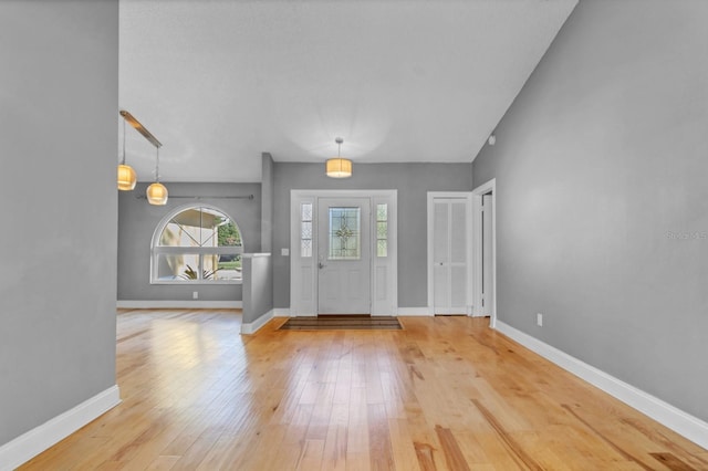 entryway featuring hardwood / wood-style floors