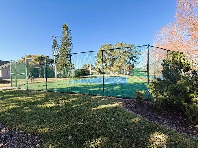 view of sport court