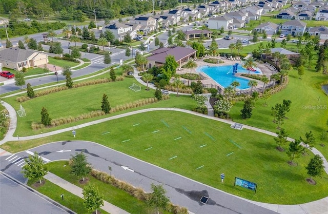 3333 Wauseon Dr, Saint Cloud, FL 34772 - aerial view of residential area featuring a pool