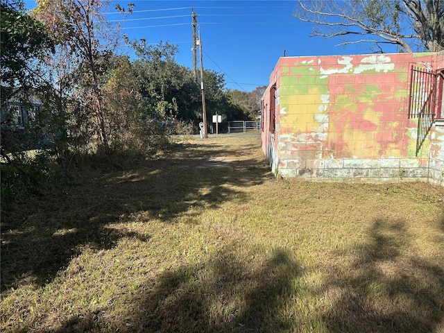 view of yard