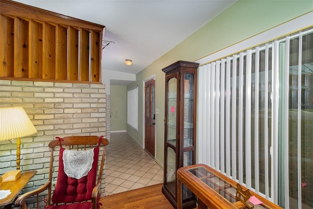 interior space featuring tile patterned floors