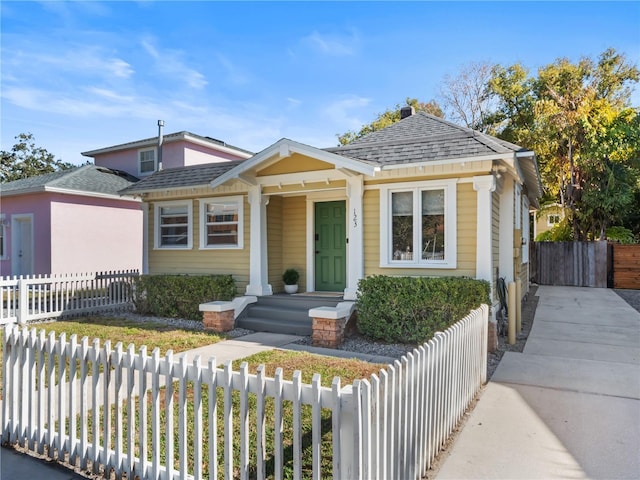 view of bungalow