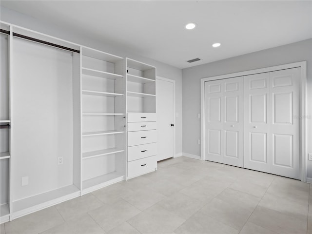 view of closet