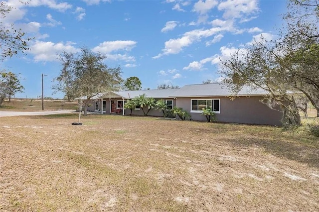 view of back of property