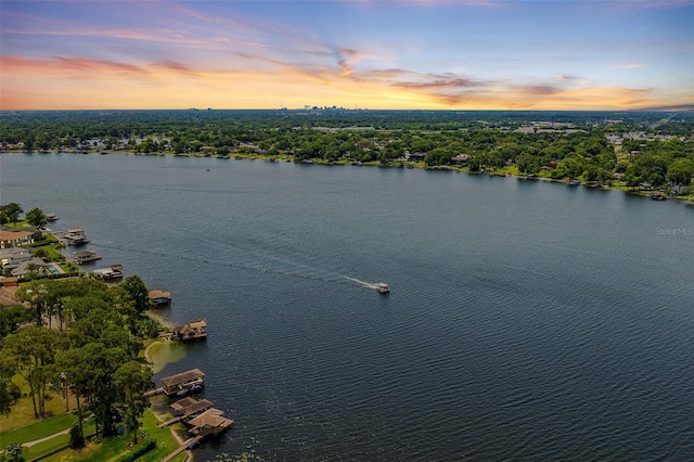 property view of water