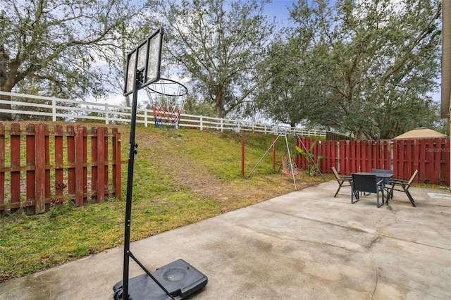 view of patio