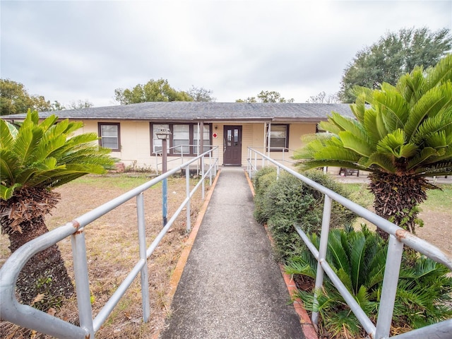 view of ranch-style home