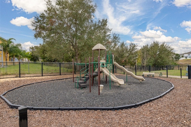 view of jungle gym