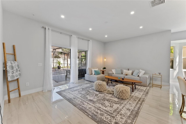 view of living room