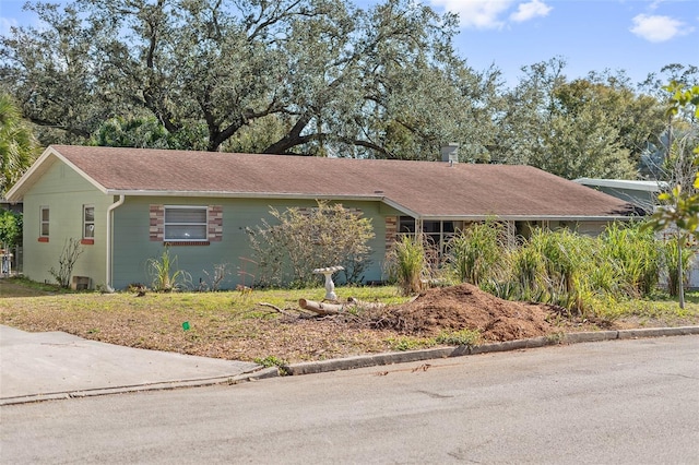 view of front of home