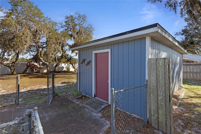 view of outbuilding