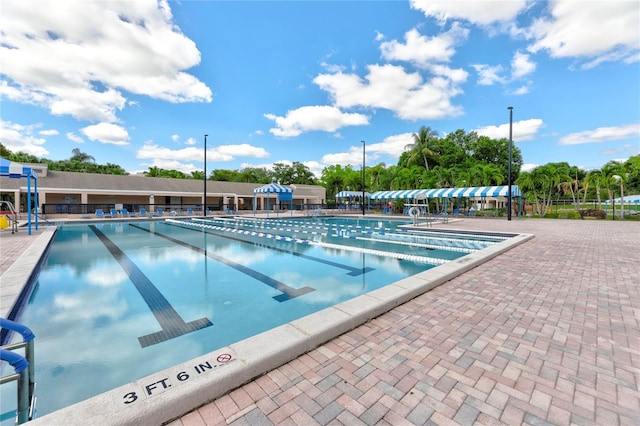 view of pool