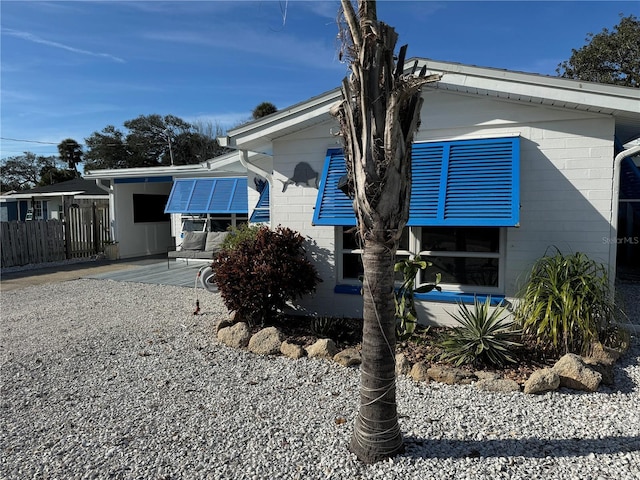 rear view of house featuring a patio