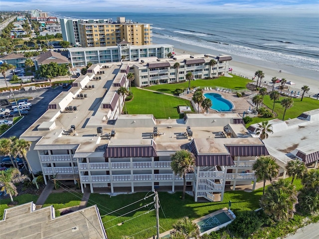 3663 S Atlantic Ave Unit 11D, New Smyrna Beach, FL 32169 - aerial view with a water view
