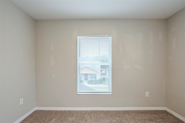 carpeted empty room with a wealth of natural light