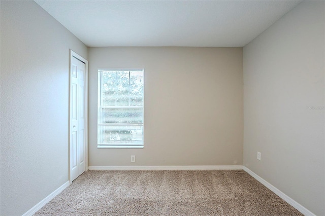 empty room with light carpet