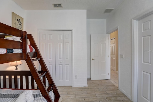 bedroom with a closet