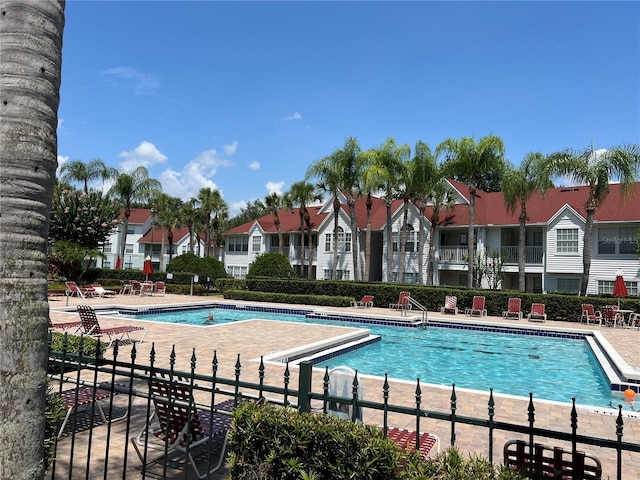 view of pool