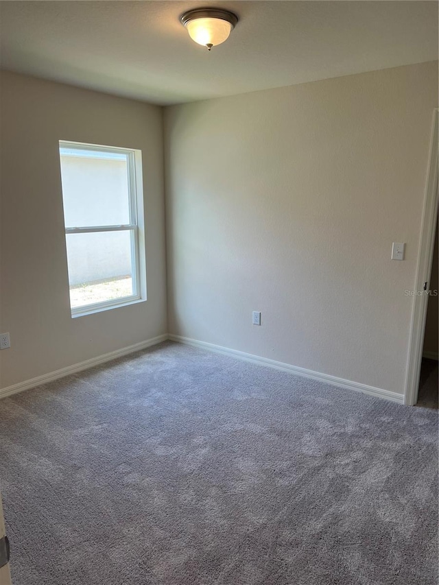 empty room featuring carpet floors