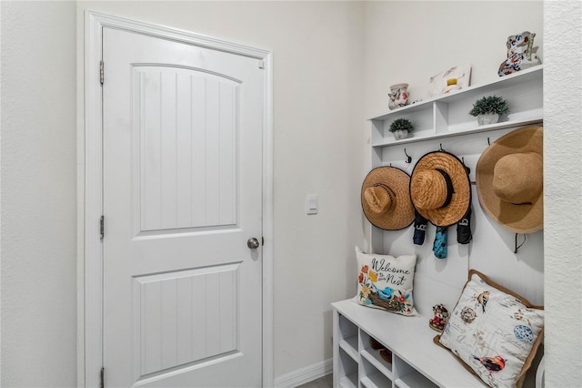 view of mudroom